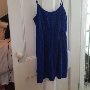 Madewell Indigo Eyelet Dress